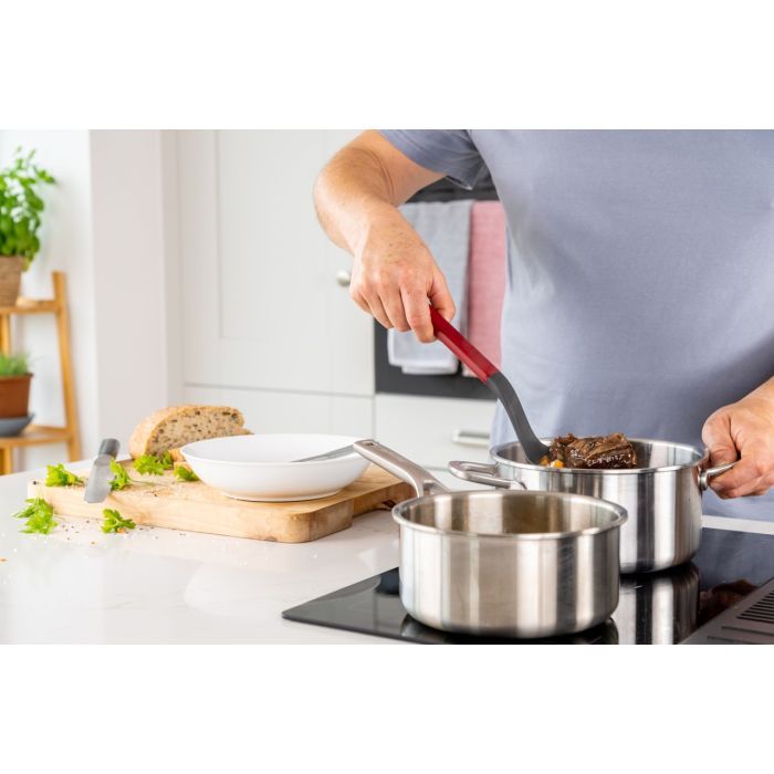 Ложка кухарська KitchenAid Classic для сервірування 34 см білий (KHA003OHPNG) зображення 4