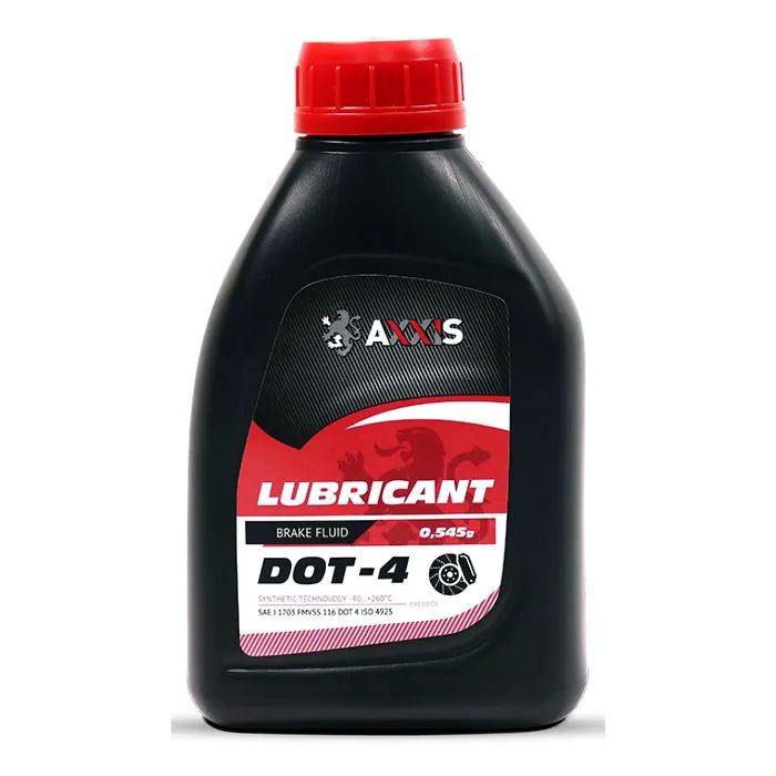 Тормозная жидкость AXXIS DOT4 0,5л (ax-1022)