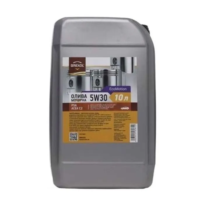 Моторна олива BREXOL EcoMotion 5W30 PSA C2 10л (391518081)