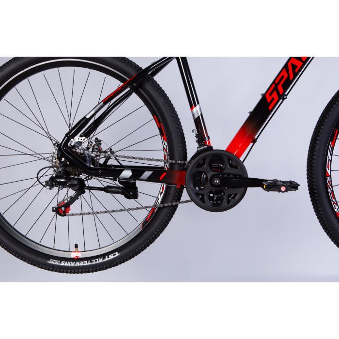 Велосипед Space 29" MERCURY DD FR рама-18" AL 2026 чорно-червоний (OPS-SP-29-172) изображение 5