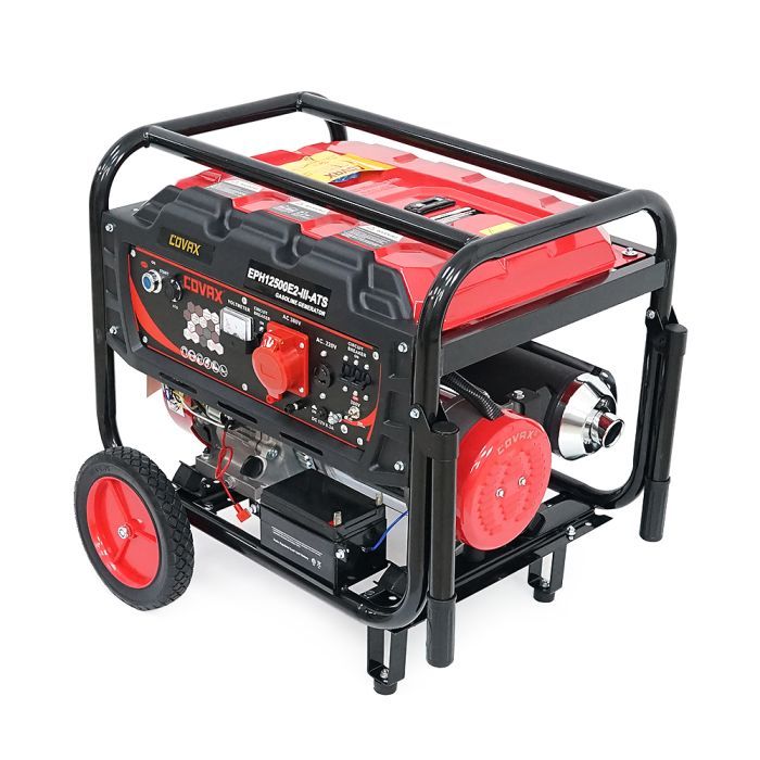 Генератор COVAX EPH12500E2-llll-ATS, 8.0kW, 220V-380V, 50Hz, DC12V, 18HP, электро стартер, 25L (EPH12500E2-lll-ATS)