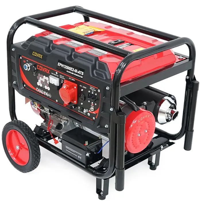 Генератор COVAX EPH12500E2-llll-ATS, 8.0kW, 220V-380V, 50Hz, DC12V, 18HP, электро стартер, 25L (EPH12500E2-lll-ATS)