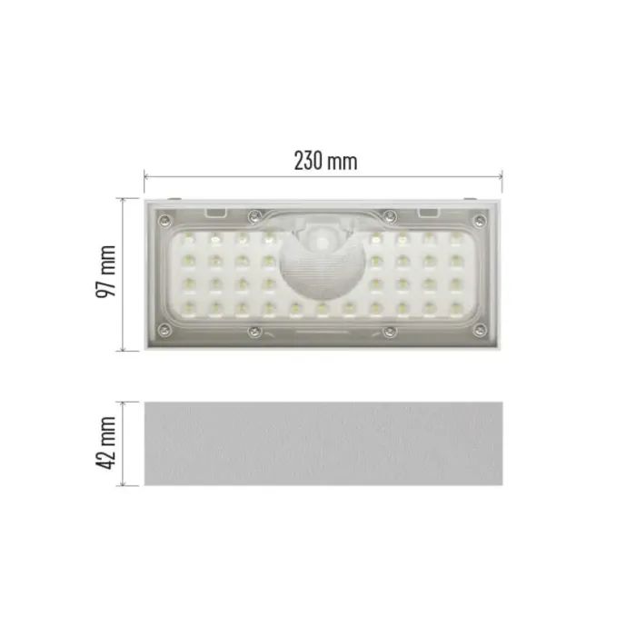 Світильник EMOS 900лм IP65 4000K PIR (ZG165S) зображення 7