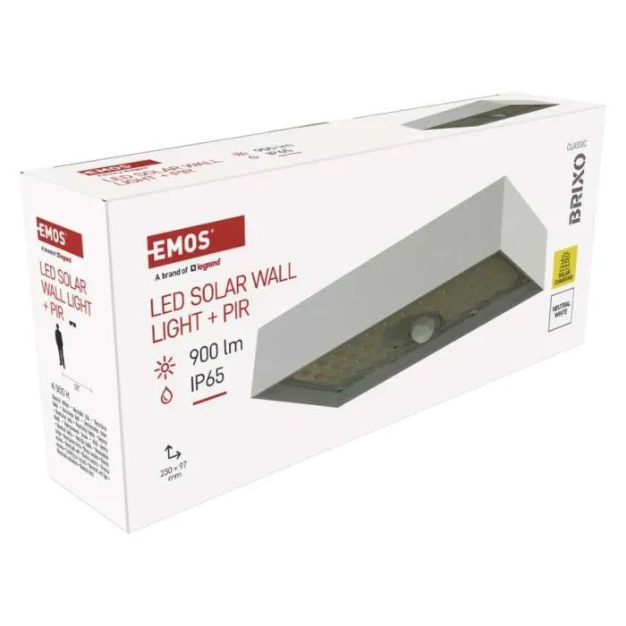 Світильник EMOS 900лм IP65 4000K PIR (ZG165S) зображення 8