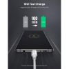 Дата кабель USB 2.0 AM to USB-C 0.25m 3A braided US288 white Ugreen (60129) изображение 2