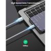 Дата кабель USB 2.0 AM to USB-C 0.25m 3A braided US288 white Ugreen (60129) изображение 4