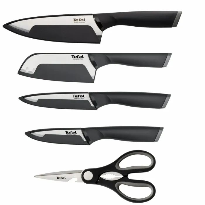 Набор ножей Tefal Comfort, 5 предметів, чорний (K2215S55)