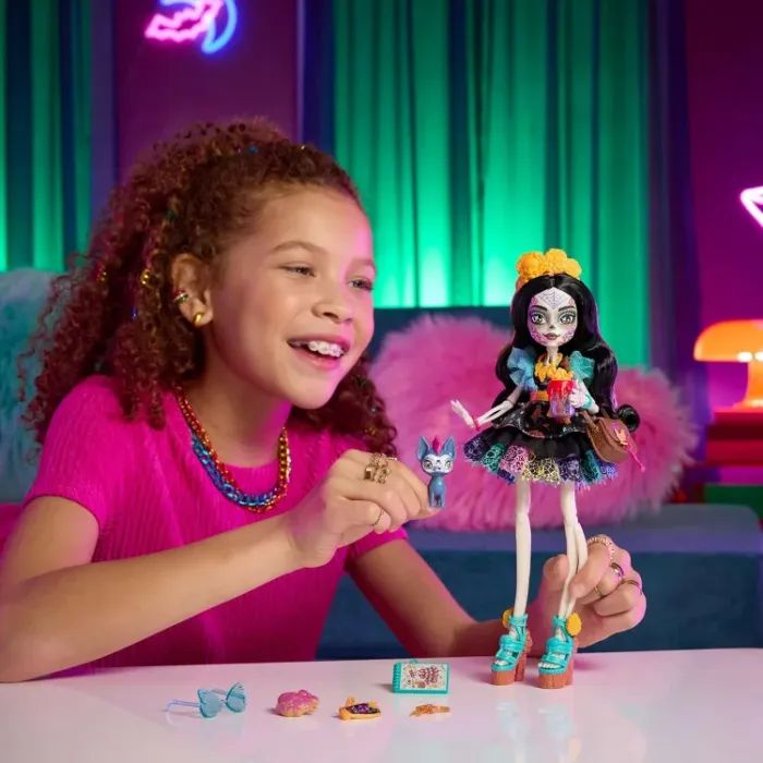 Кукла Monster High Монстро-классика Скелита (JHK34) изображение 8