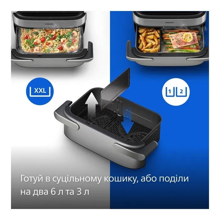 Мультипечь Philips Ovi Dual SteamFry (NA565/02) изображение 7