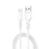 Дата кабель USB 2.0 AM to USB-C 1.0m 3A white Grand-X (PC-05W) изображение 2