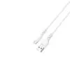 Дата кабель USB 2.0 AM to USB-C 1.0m 3A white Grand-X (PC-05W) изображение 3