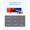Концентратор USB-C 7-in-1 1xUSB-C PD100W + 2xHDMI + 4xUSB-A black Anker (A83740A2) изображение 7