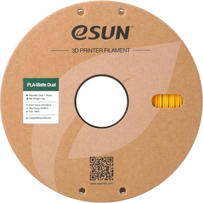 Пластик для 3D-принтера eSUN PLA matte dual 1,75mm 1kg RED BLUE (PLA-MTD175B-RU1P1) изображение 2