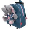 Рюкзак детский Perletti Toys Allie Elephant з м''якою іграшкою на колесах, джинсовий (P13033) изображение 2