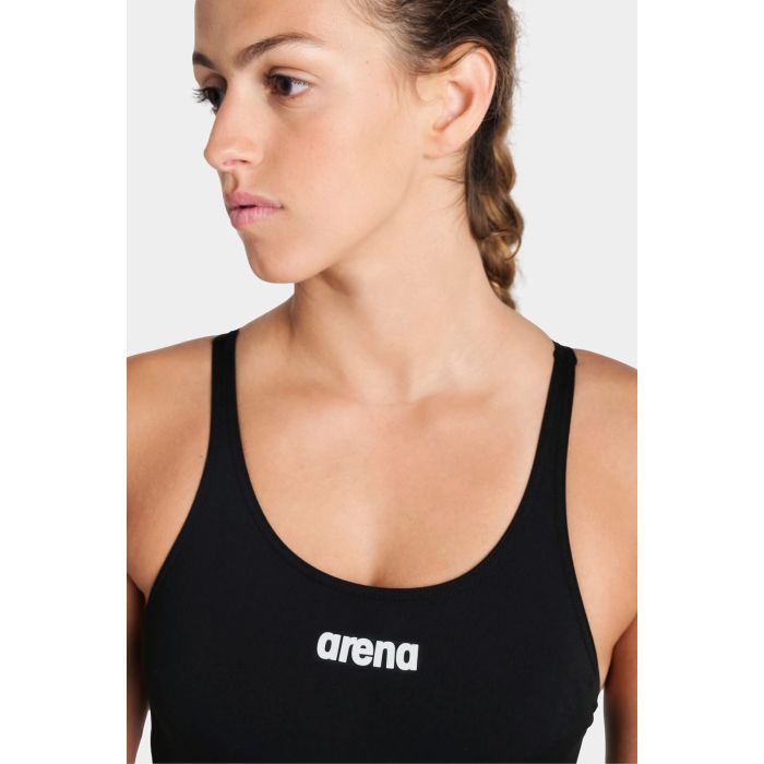Купальник Arena Team Swimsuit Swim Tech Solid 004763-550 чорний 42 (3468336641019) зображення 3