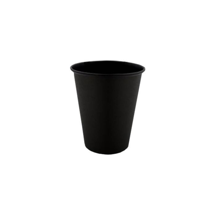 Стаканы одноразовые Україна бумажные 250 мл 50 шт Total BLACK (CUP250BL)