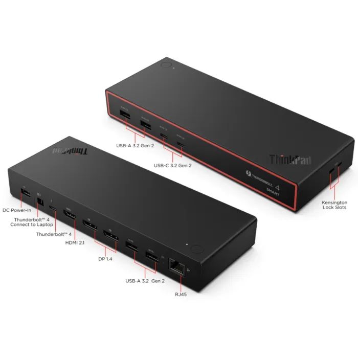 Порт-репликатор Lenovo ThinkPad Thunderbolt 4 Smart Dock Gen2 7500 (40BE0135EU) изображение 8