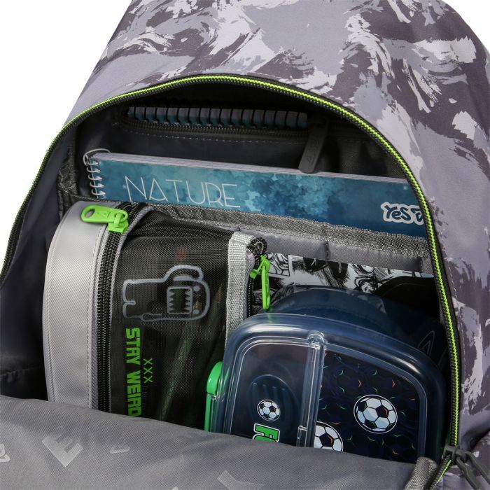 Рюкзак школьный Yes Grey TS-60L (550405) изображение 7