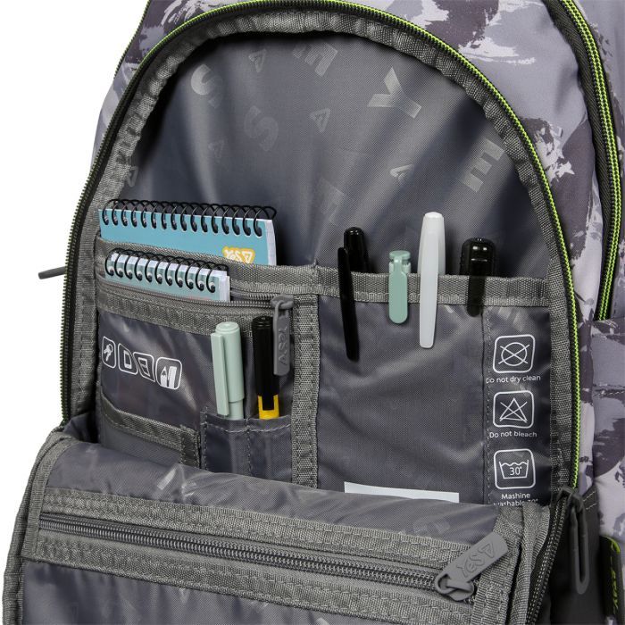 Рюкзак школьный Yes Grey TS-60L (550405) изображение 8