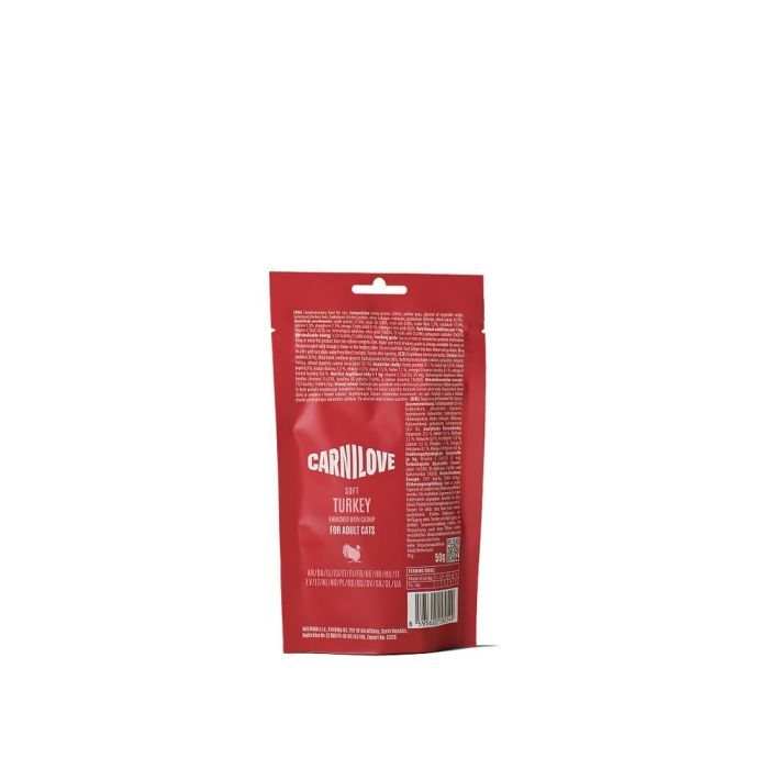 Лакомство для котов Carnilove Soft Snack Turkey with Catnip 50 г (8595602582549) изображение 2