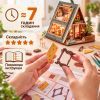 Конструктор Robotime Rolife дерев'яний 3D Затишний котедж (DG181) зображення 4