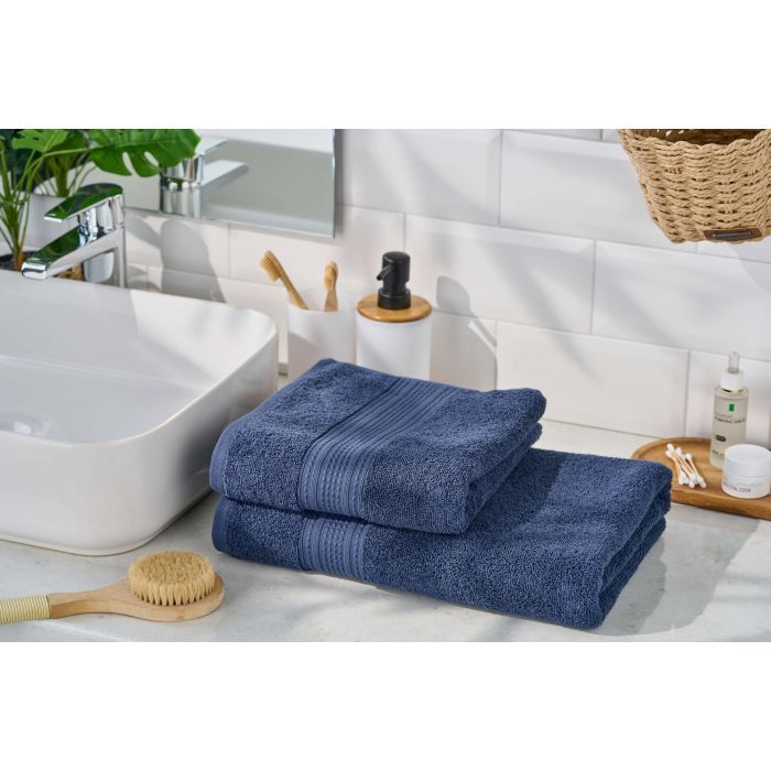 Полотенце Ardesto махровое SuperSoft 100% хлопок 50 х 90 см, синий (ART2250DBP) изображение 9