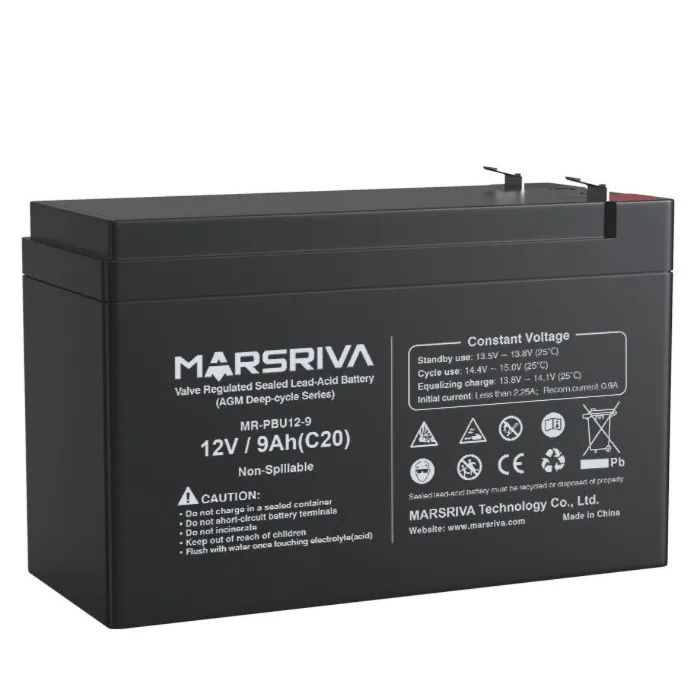 Батарея до ДБЖ Marsriva 12V 9Ah (MR-PBU12-9)
