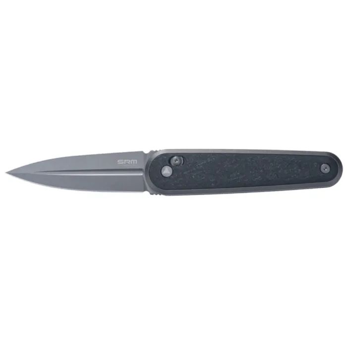 Ніж SRM Twin, Black G10/Micarta, Stonewash (251MB-GB)