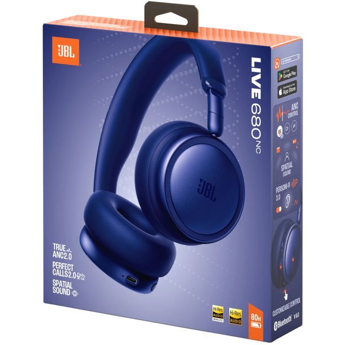 Наушники JBL Live 680NC White (JBLLIVE680NCWHT) изображение 8