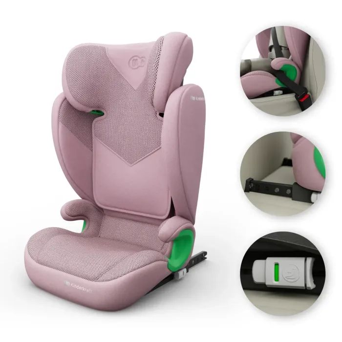 Автокрісло Kinderkraft Junior Fix 2 Plus i-Size Pink (KCJUFI20PNKPL0N) (5902533931170) зображення 4