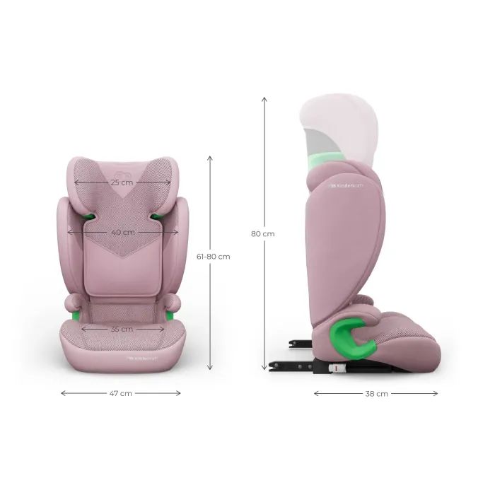 Автокрісло Kinderkraft Junior Fix 2 Plus i-Size Pink (KCJUFI20PNKPL0N) (5902533931170) зображення 7