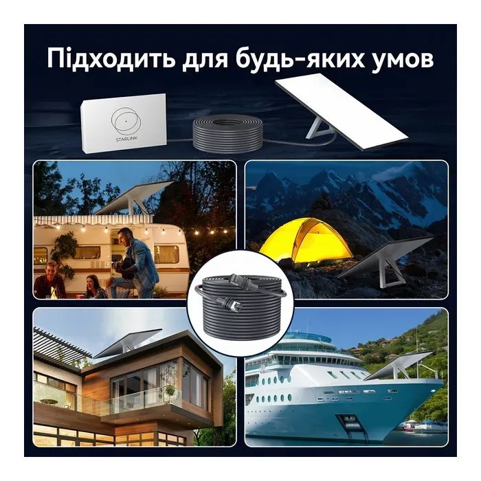 Патч-корд 20м, Starlink Gen 3 gray Vention (IACHQ) изображение 7