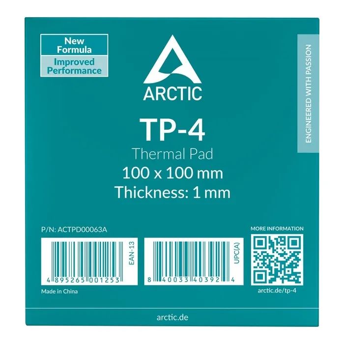 Термопрокладка Arctic 100X100X1.0 (ACTPD00063A) изображение 3