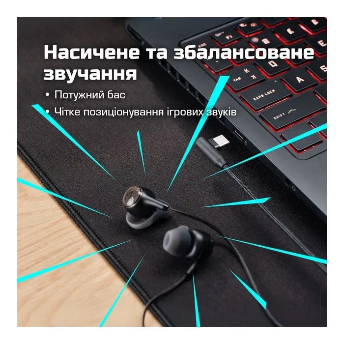 Навушники HyperX Cloud Earbuds III S Wired Red (BN7S2AA) зображення 6
