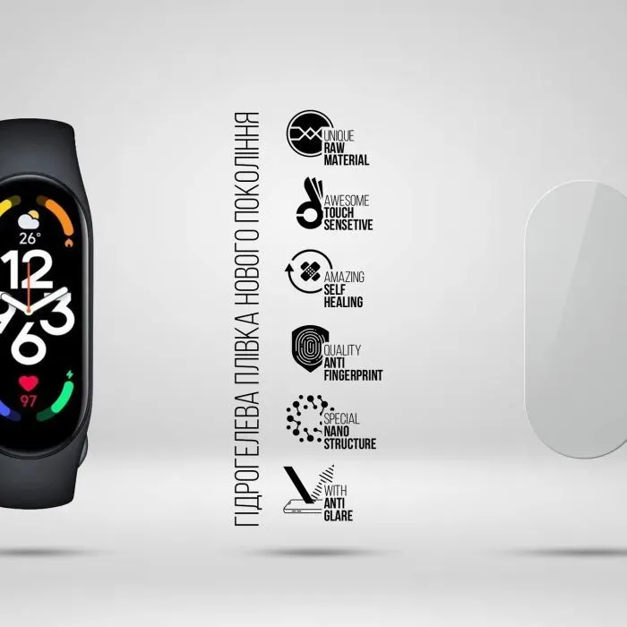 Пленка защитная Armorstandart Matte hydrogel Xiaomi Mi Band 7 9 pcs (ARM92116) изображение 2
