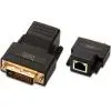 Адаптер DVI extender 70m 800x600/50m 1920x120060Hz CAT 5e/6 black Digitus (DS-54101)