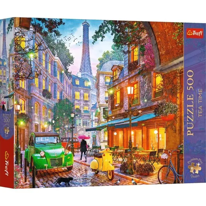 Пазл Trefl Premium Plus Tea Time: Кафе на углу в Париже 500 элементов (5900511376142)