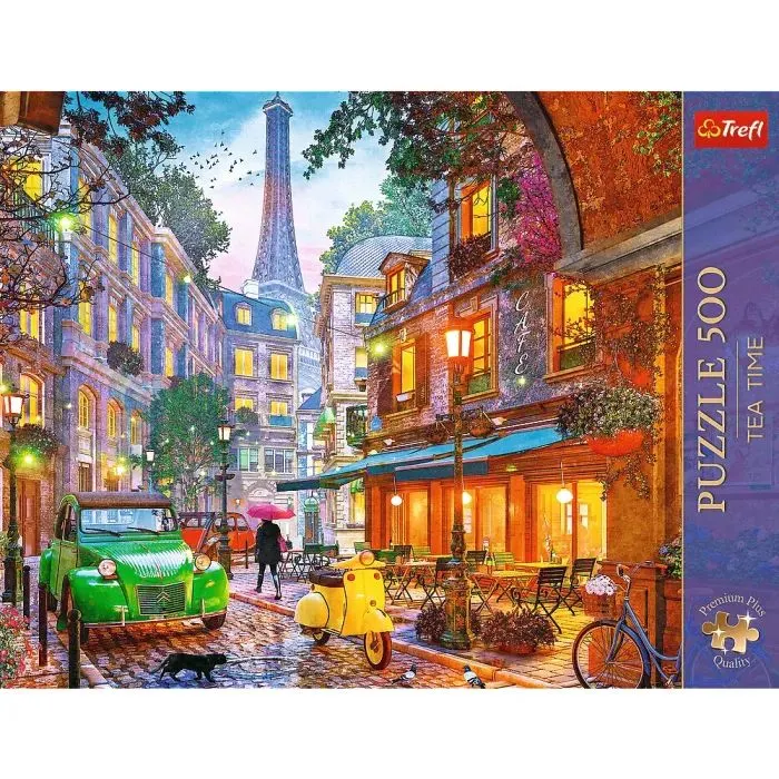 Пазл Trefl Premium Plus Tea Time: Кафе на углу в Париже 500 элементов (5900511376142) изображение 3