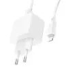 Зарядное устройство HOCO CS11A USB + cable USB to Lightning white (6942007603577) изображение 2
