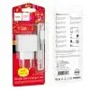 Зарядное устройство HOCO CS11A USB + cable USB to Lightning white (6942007603577) изображение 3