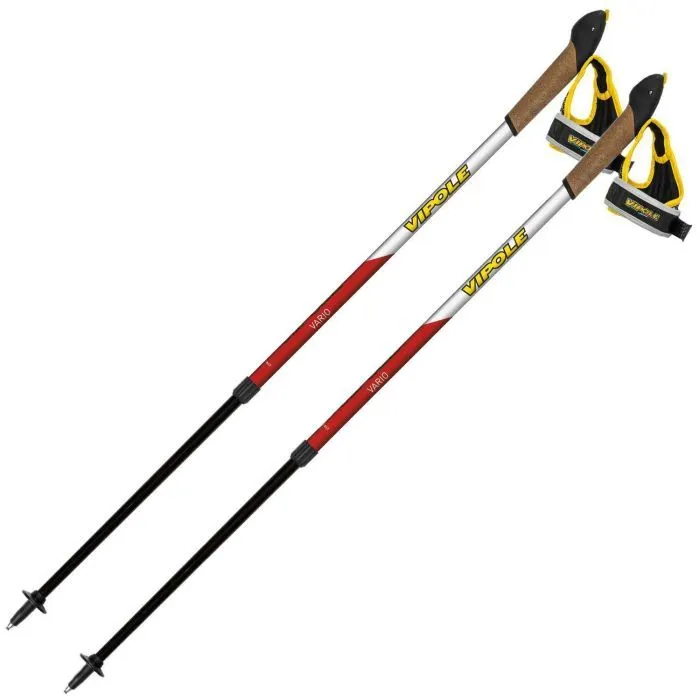 Палки для скандинавской ходьбы Vipole Vario Red DLX (S25 28) (DAS303497)