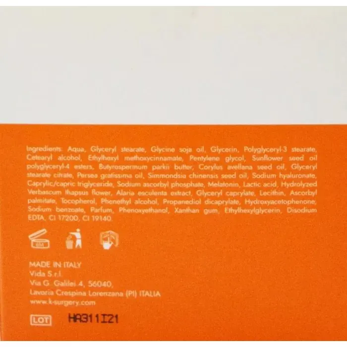 Крем для лица Ksurgery Hyaluronic Vitamin C Glow Effect Cream 50 мл (982667697) изображение 2