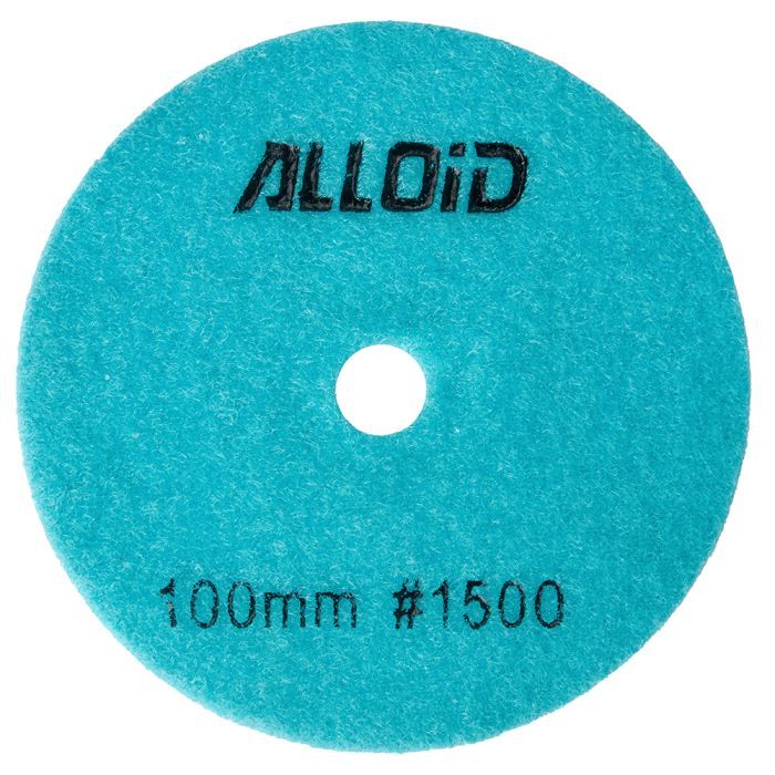 Круг зачистной Alloid Pro, алмазный, шлифовальный, на липучке, STAR, 100мм, зерно 100 (DD-63370)