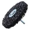 Круг зачистний Alloid "корал", з тримачем для дриля, 100мм, чорний (SD-100225) зображення 3