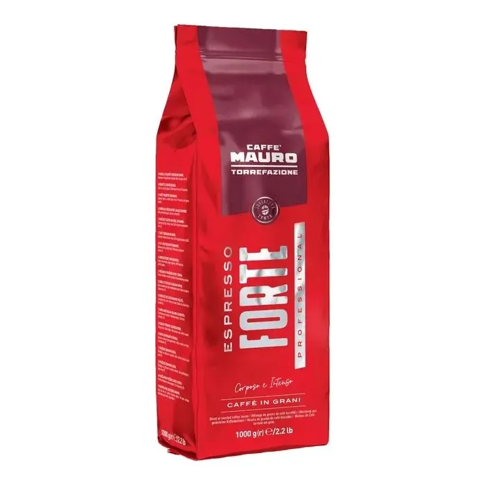 Кава MAURO Espresso Forte в зернах 1 кг (8002530172327)