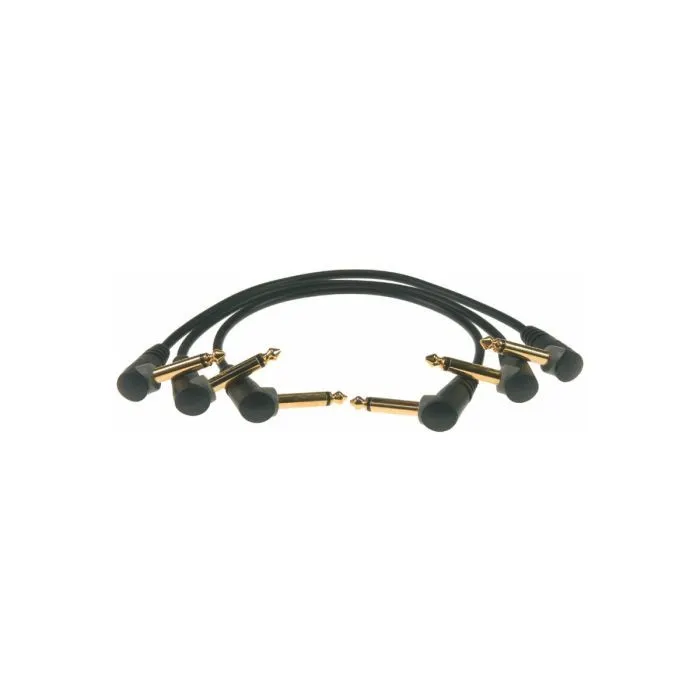 Інструментальний кабель Klotz Entry Level Pedal Patcher 30 cm Angled 3 pcs (228260) зображення 5