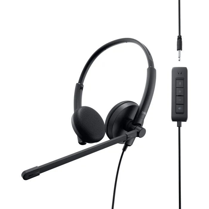 Наушники Dell WH1022 Stereo Headset Black (520-AAVV)