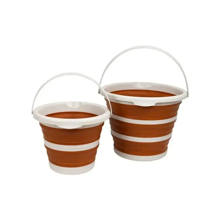 Ведро складное Tribe Water Bucket 10 л terracota (T-FJ-0048-terracota) изображение 3