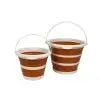 Ведро складное Tribe Water Bucket 10 л terracota (T-FJ-0048-terracota) изображение 3
