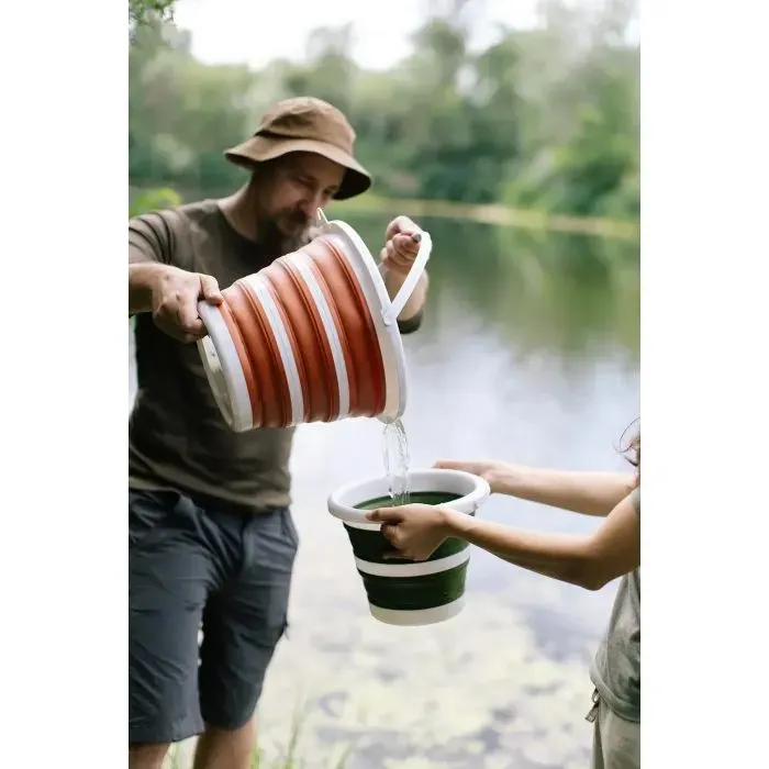 Ведро складное Tribe Water Bucket 10 л terracota (T-FJ-0048-terracota) изображение 4